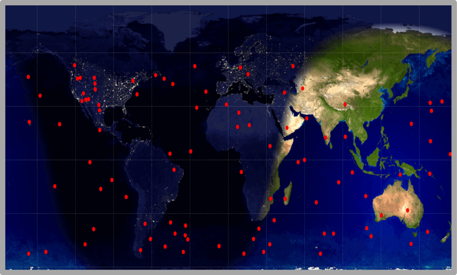 위성망 블록체인의 실시간 현황
